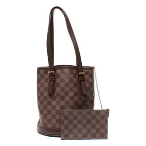 Louis Vuitton Damier Ebene Brown Mare Shoulder Bag